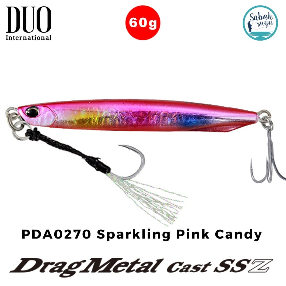 Duo Drag Metal Cast Super Slim SSZ Jig 60Gr. PDA0270 Sparkling Pink Candy
