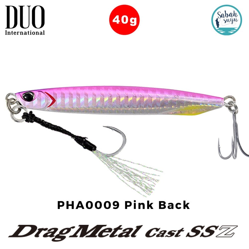 Duo Drag Metal Cast Super Slim SSZ Jig 40Gr. PHA0009 Pink Back