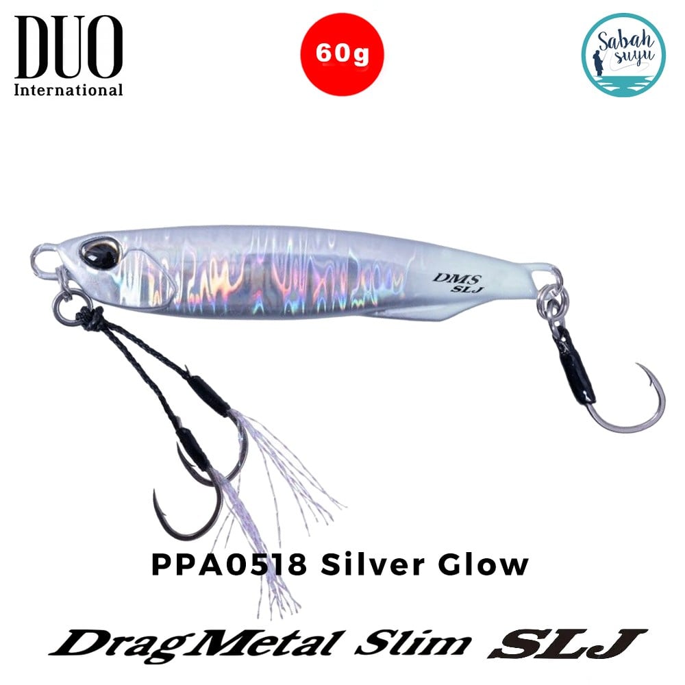Duo Drag Metal Slim SLJ Jig 60gr 84mm PPA0518 Silver Glow