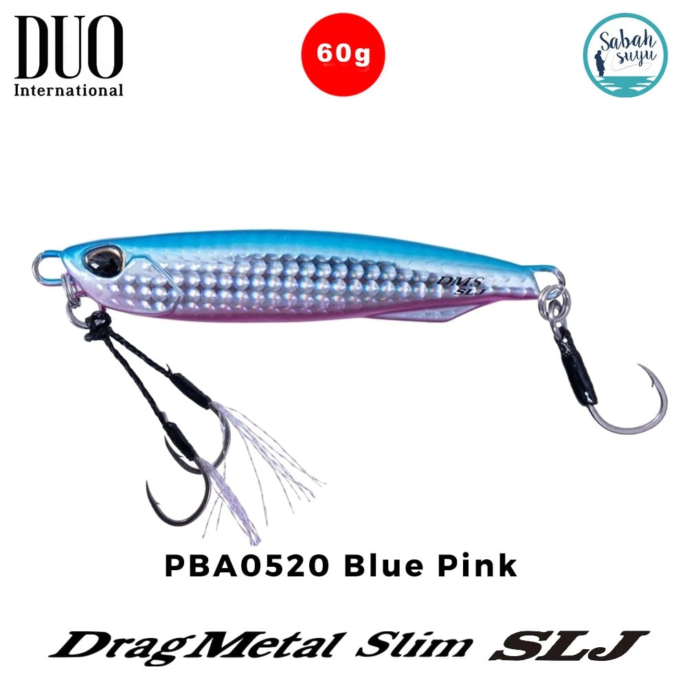 Duo Drag Metal Slim SLJ Jig 60gr 84mm PBA0520 Blue Pink