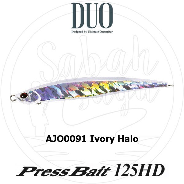 Duo Press Bait 125 HD (Heavy Duty) AJO0091 Ivory Halo
