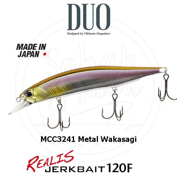 Duo Realis Jerkbait 120F MCC3241 Metal Wakasagi Sahte Balık