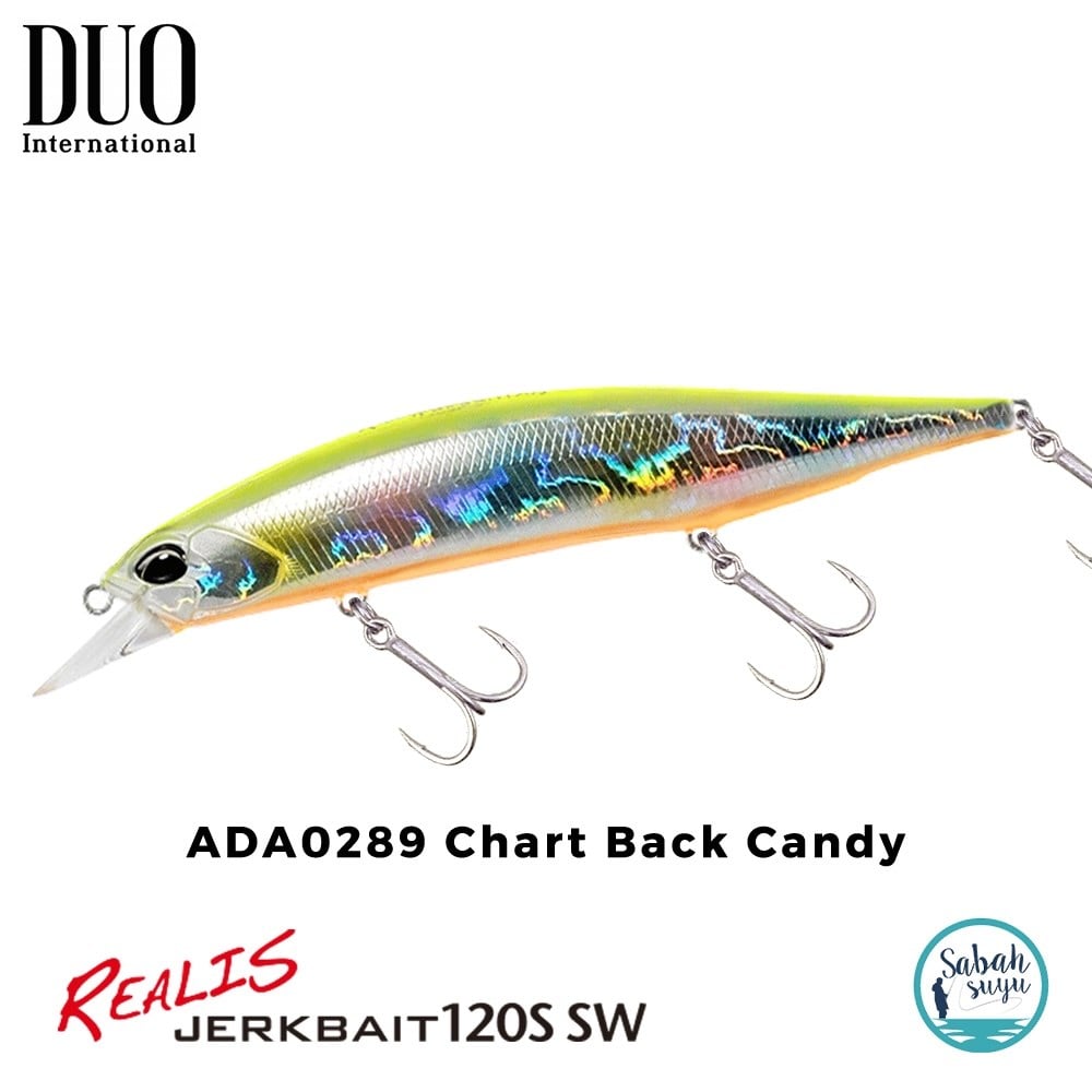 Duo Realis Jerkbait 120S SW ADA0289 Chart Back Candy