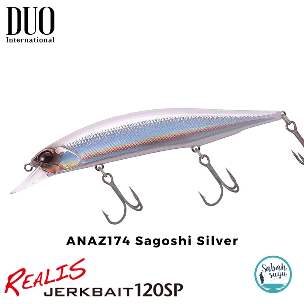Duo Realis Jerkbait 120SP ANAZ174 Sagoshi Silver