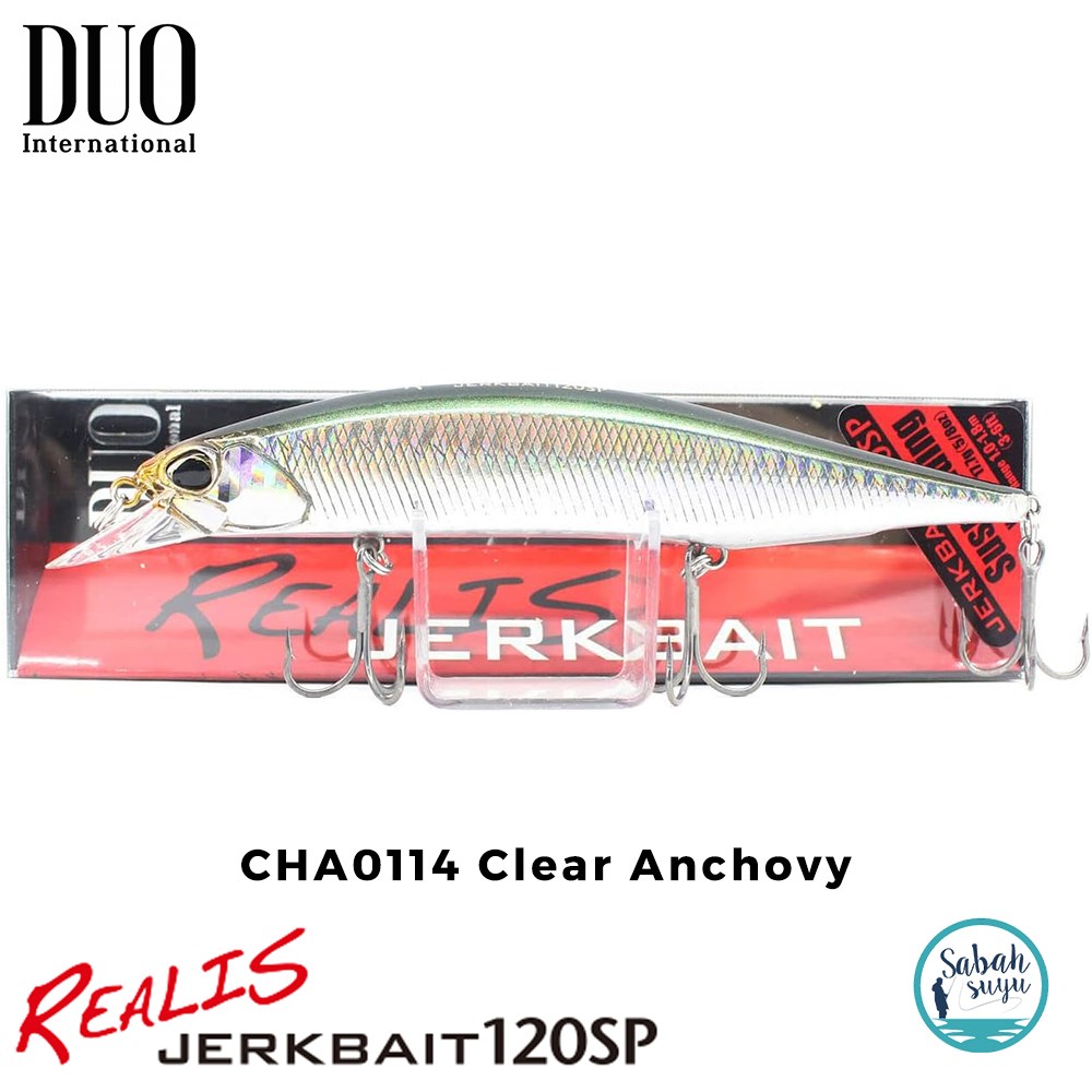 Duo Realis Jerkbait 120SP CHA0114 Clear Anchovy