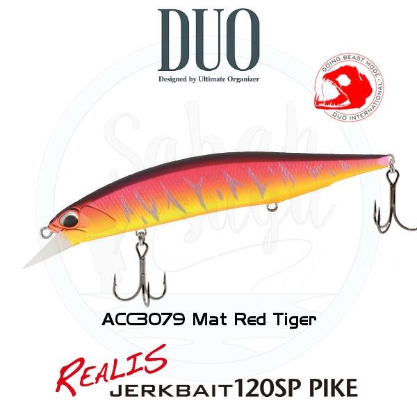 Duo Realis Jerkbait 120SP Pike ACC3079 Mat Red Tiger