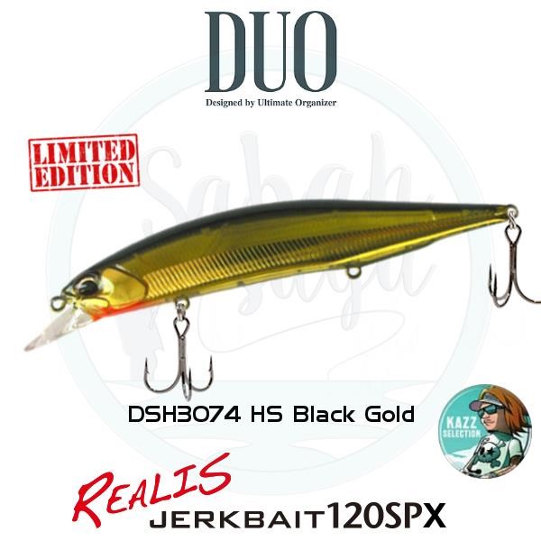 Duo Realis Jerkbait 120SPX DSH3074 HS Black Gold