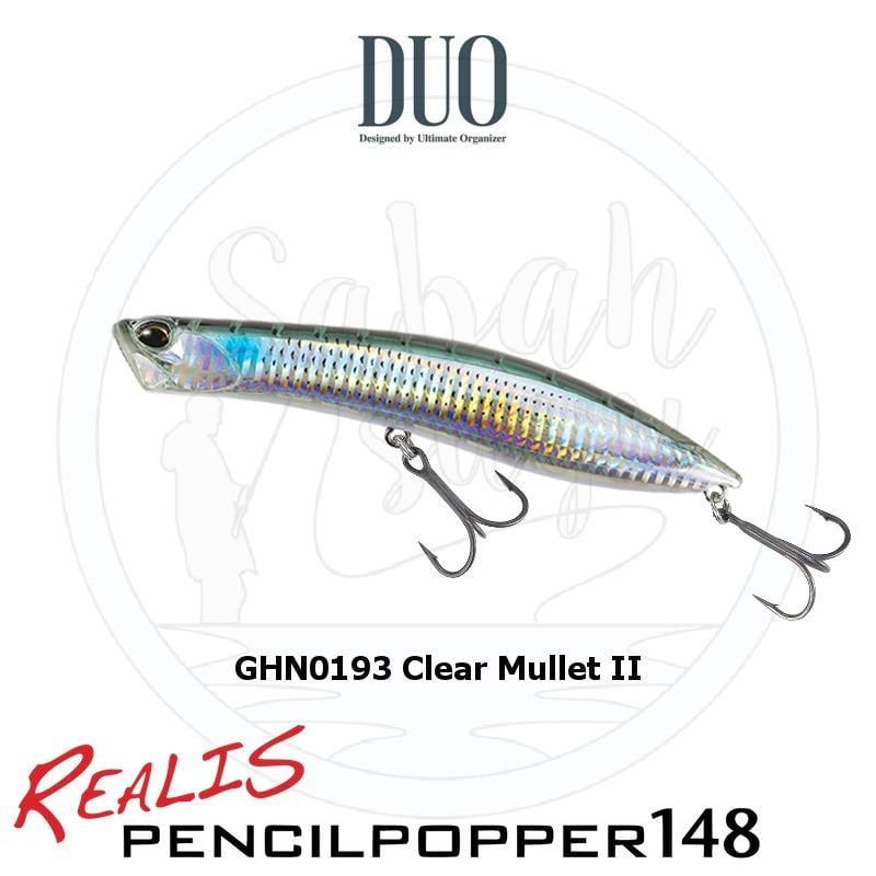 Duo Realis Pencil Popper 148 SW GHN0193 Clear Mullet II