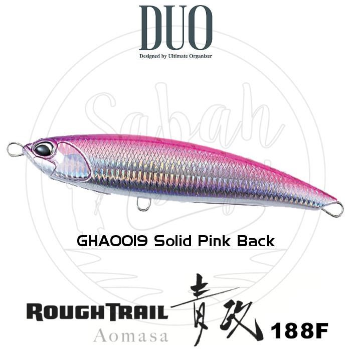 Duo Rough Trail Aomasa 188F GHA0019 Solid Pink Back