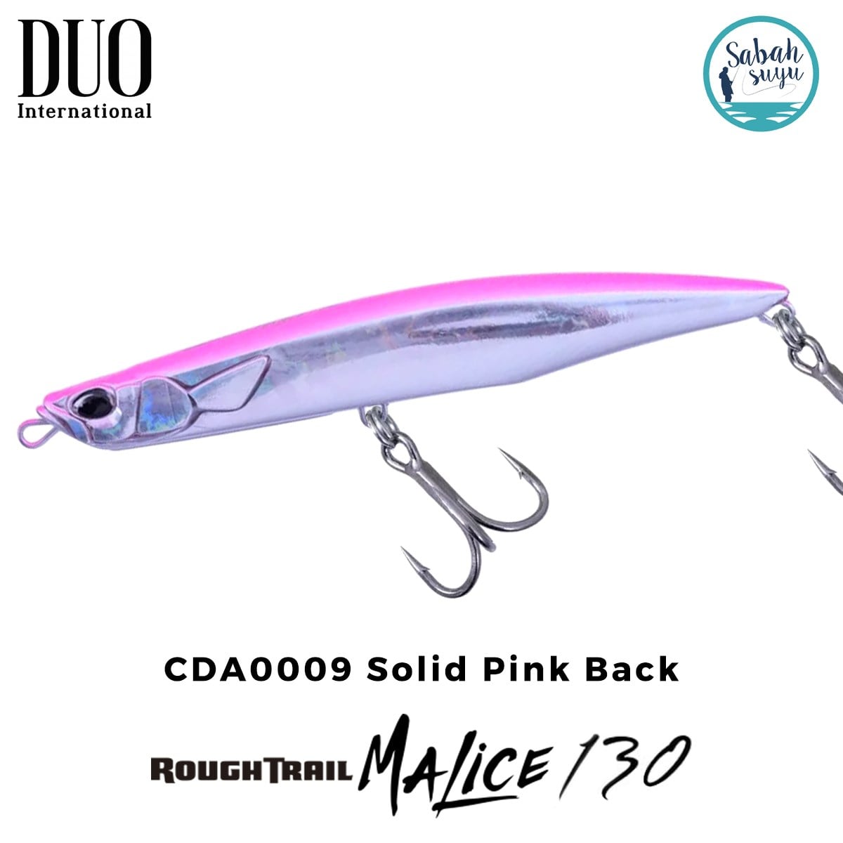 Duo Rough Trail Malice 130 CDA0009 Solid Pink Back Sahte Balık