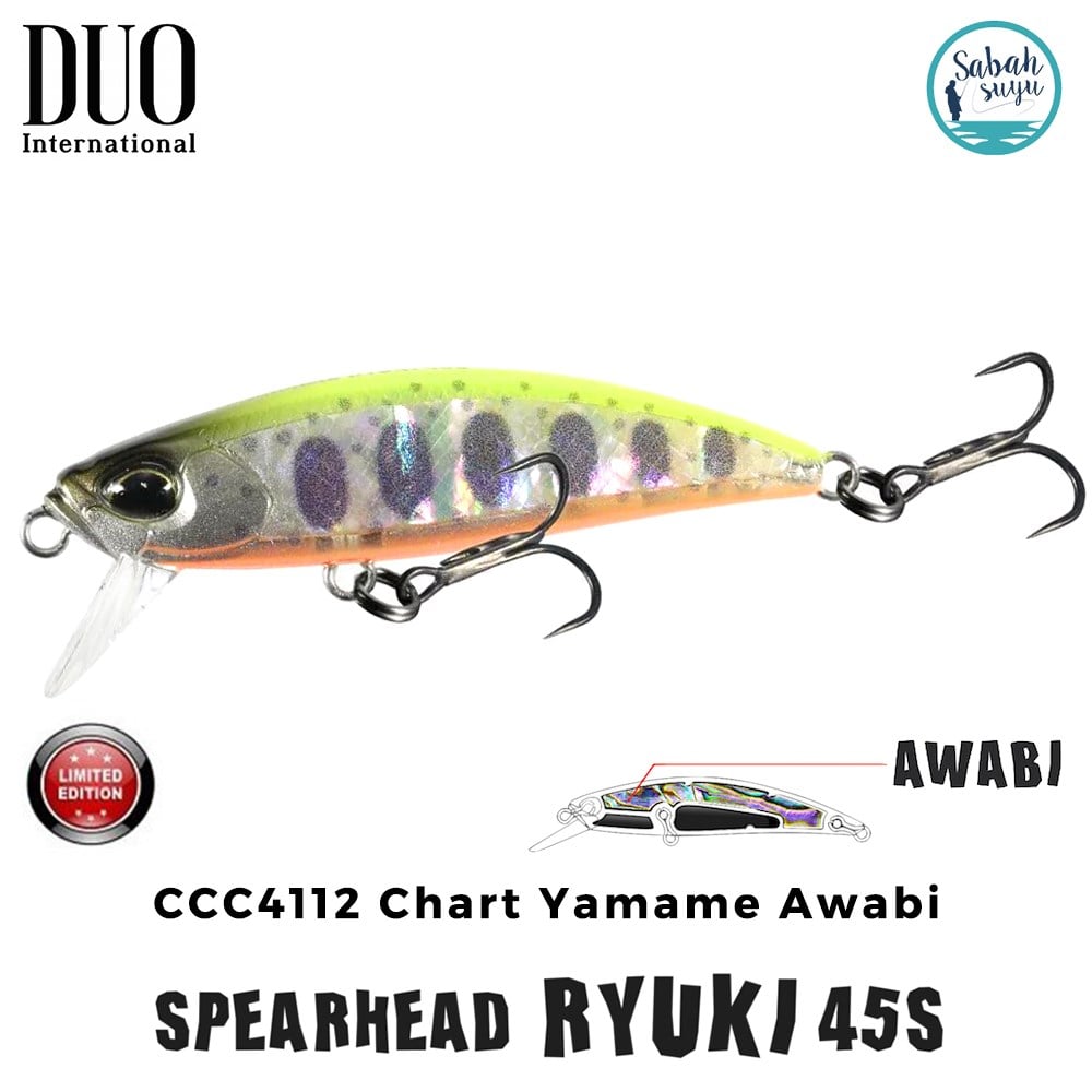 Duo Spearhead Ryuki 45S CCC4112 Chart Yamame Awabi