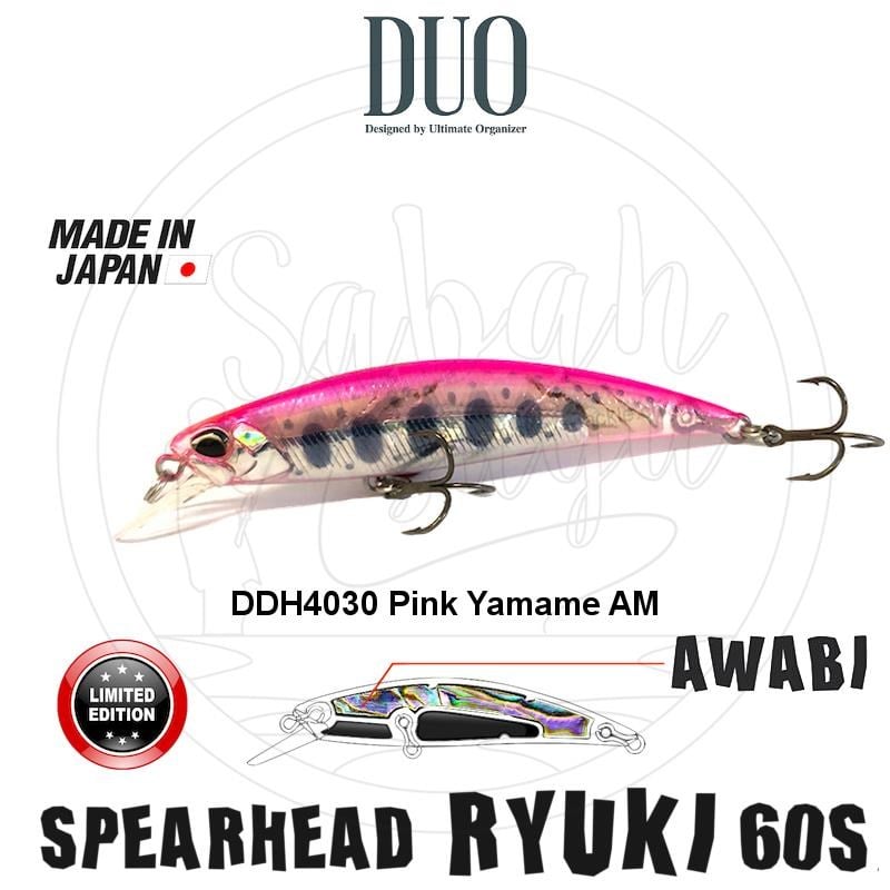 Duo Spearhead Ryuki 60S Awabi DDH4030 Pink Yamame AM