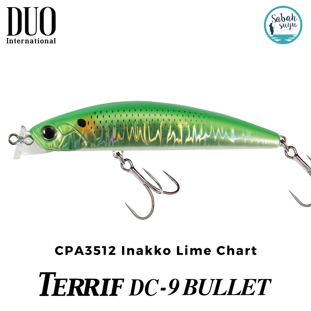 Duo Terrif DC-9 BULLET CPA3512 Inakko Lime Chart