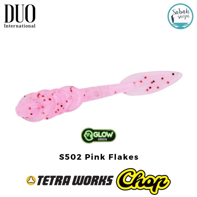 Duo Tetra Works Chop LRF Silikon 35mm. S502 Pink Flakes