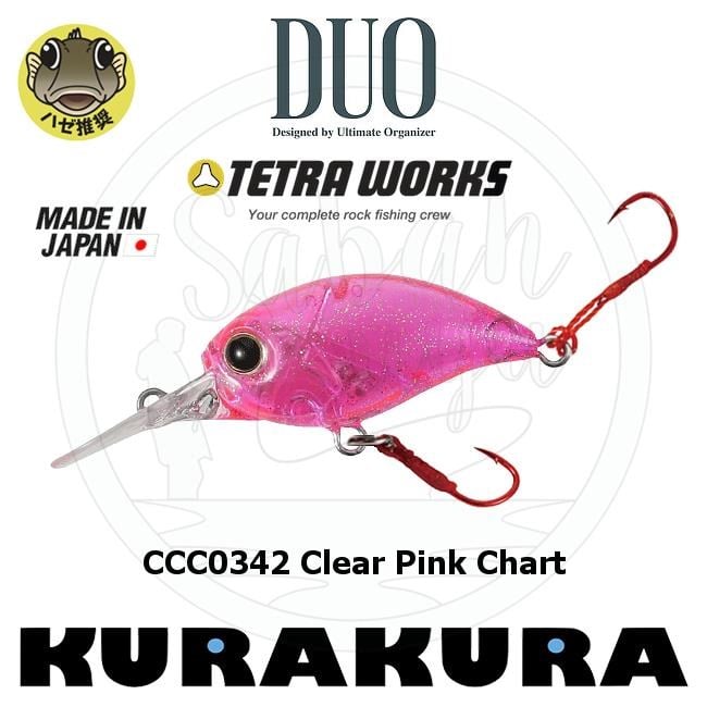 Duo Tetra Works KuraKura CCC0342 Clear Pink Chart