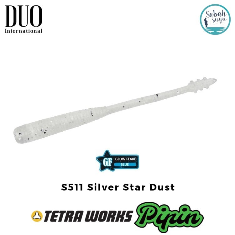 Duo Tetra Works Pipin LRF Silikon 45mm. S511 Silver Stardust