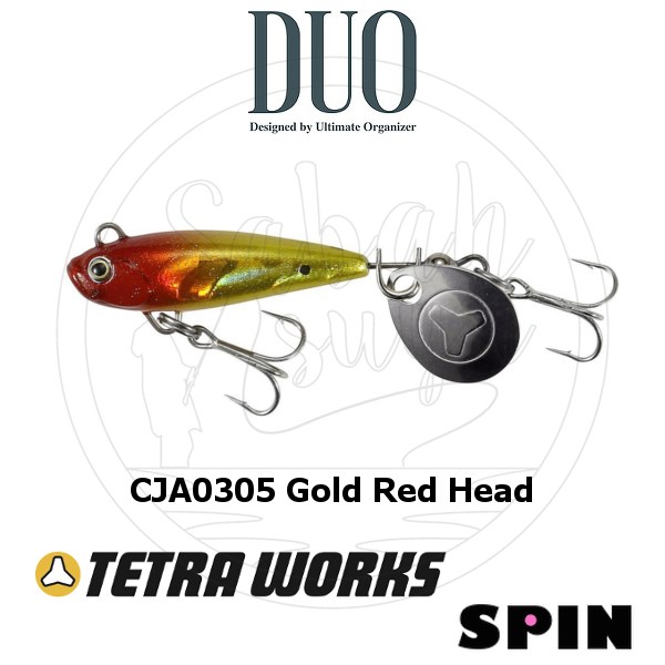 Duo Tetra Works Spin CJA0305 Gold Red Head