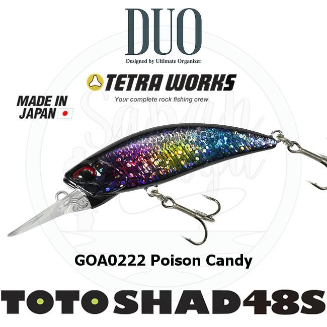 Duo Tetra Works Toto Shad 48S GOA0222 Poison Candy