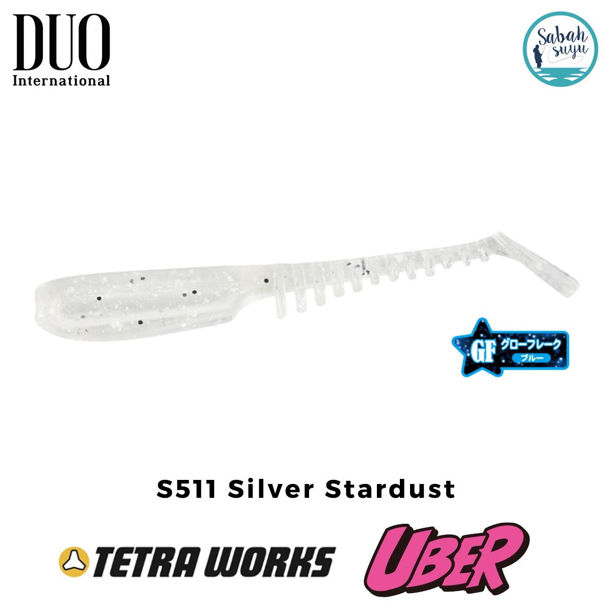 Duo Tetra Works Uber LRF Silikon 5cm S511 Silver Stardust