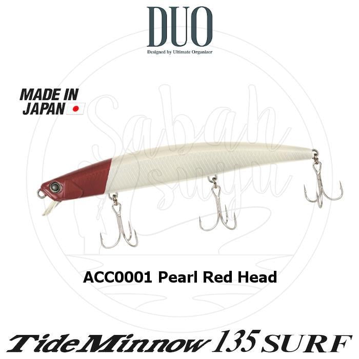 Duo Tide Minnow 135 SURF ACC0001 Pearl Red Head