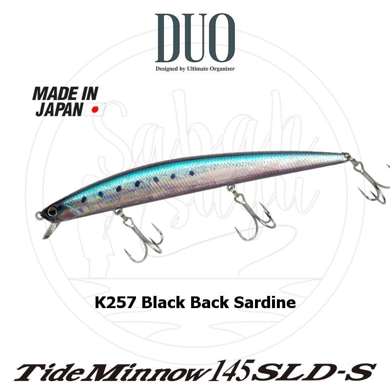 Duo Tide Minnow 145 SLD-S K257 Black Back Sardine