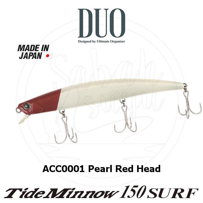 Duo Tide Minnow 150 SURF ACC001 Pearl Red Head
