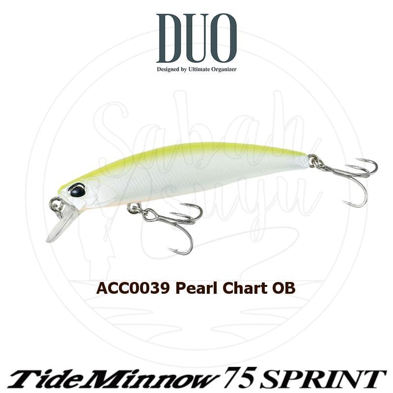 Duo Tide Minnow 75 Sprint ACC0039 Pearl Chart OB
