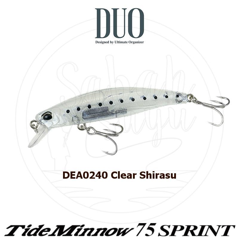 Duo Tide Minnow 75 Sprint DEA0240 Clear Shirasu