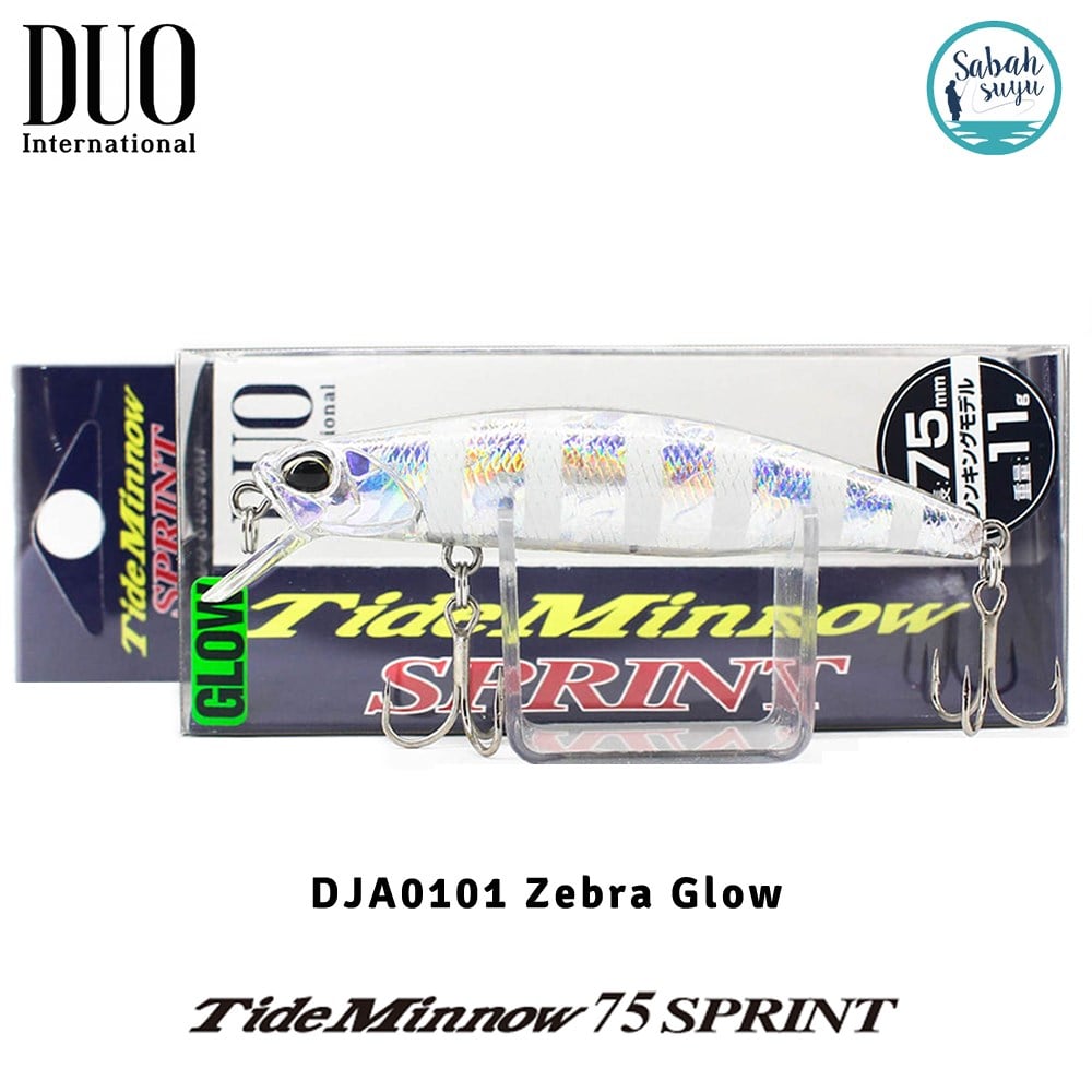 Duo Tide Minnow 75 Sprint DJA0101 Zebra Glow