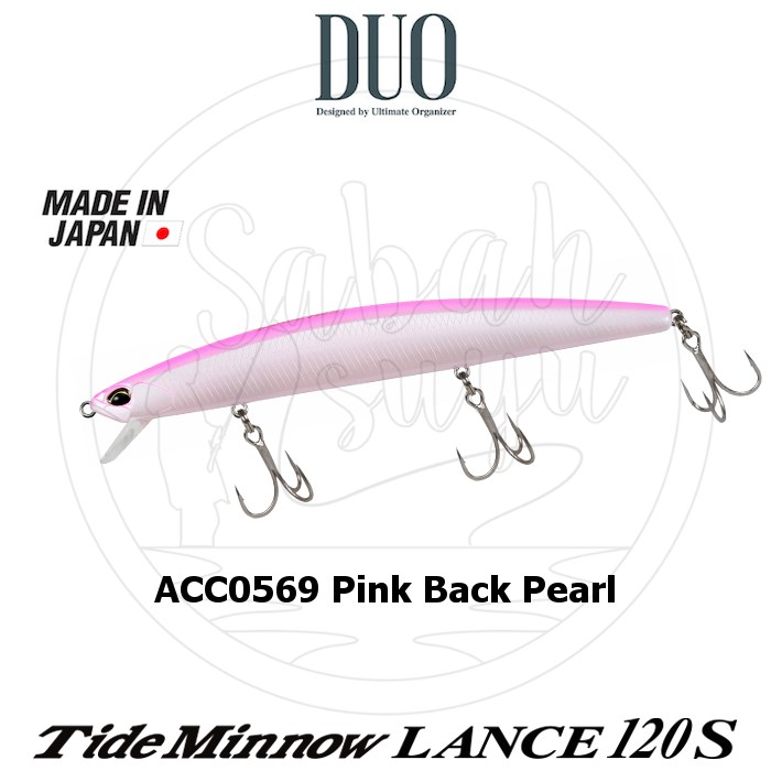 Duo Tide Minnow Lance 120S ACC0569 Pink Back Pearl