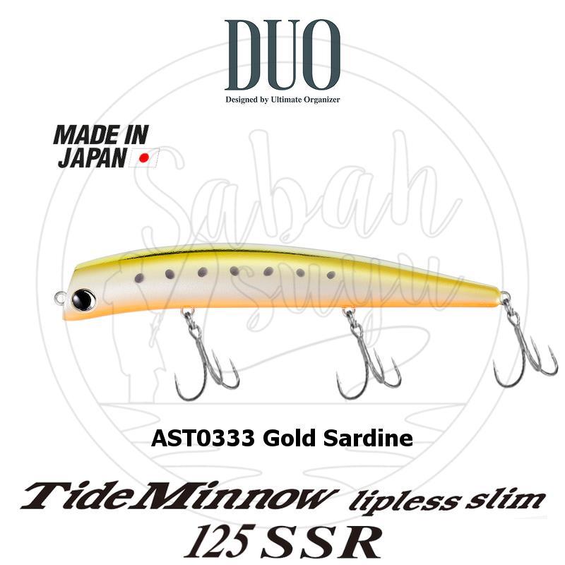 Duo Tide Minnow Lipless Slim 125 SSR AST0333 Gold Sardine