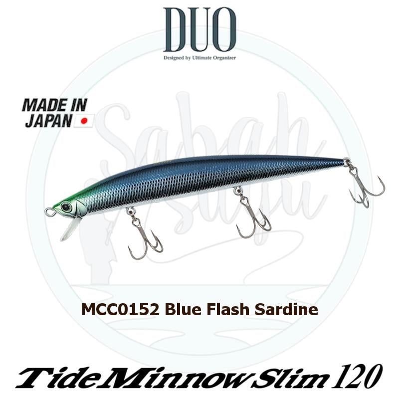 Duo Tide Minnow Slim 120 MCC0152 Blue Flash Sardine