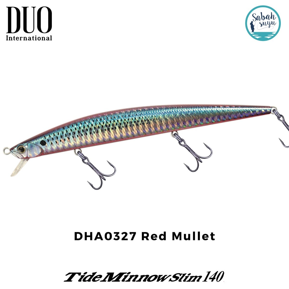 Duo Tide Minnow Slim 140 DHA0327 Red Mullet