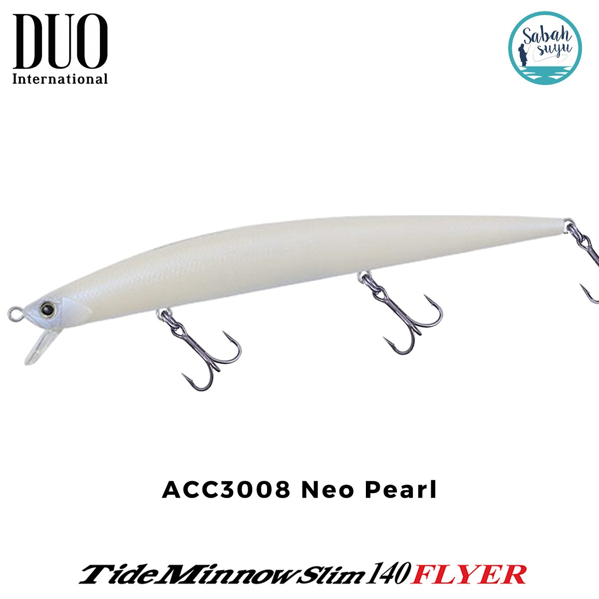 Duo Tide Minnow Slim 140 FLYER ACC3008 Neo Pearl