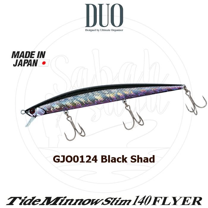 Duo Tide Minnow Slim 140 FLYER GJO0124 Black Shad