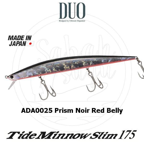 Duo Tide Minnow Slim 175 ADA0025 Prism Noir Red Belly