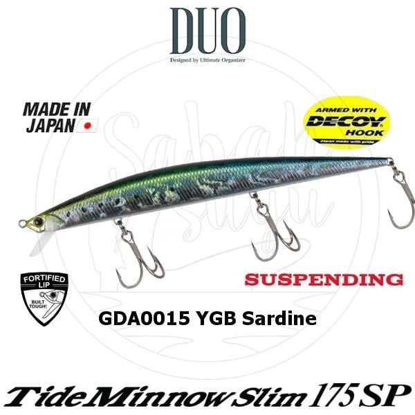 Duo Tide Minnow Slim 175SP GDA0015 YGB Sardine