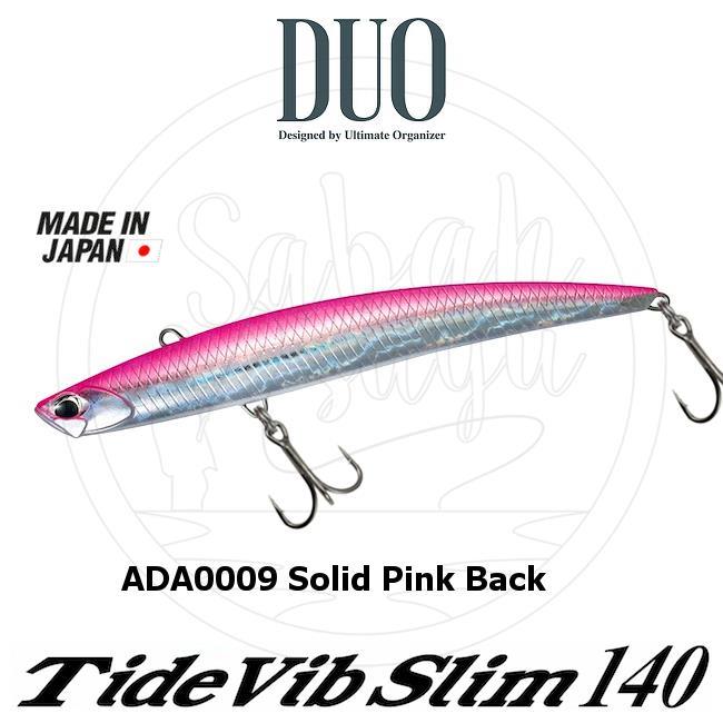 Duo Tide Vib Slim 140 ADA0009 Solid Pink Back