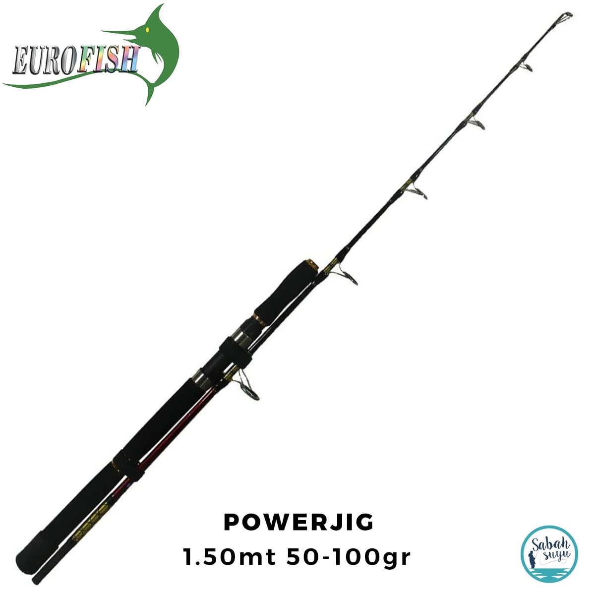 Eurofish Power Jig 1.50mt 50-100gr (2P) Tekne Kamışı