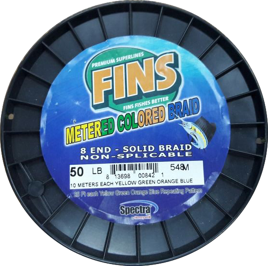 Fins Metered 4 Renkli Örgü İp 548 Mt. 0.33mm 50 lb.