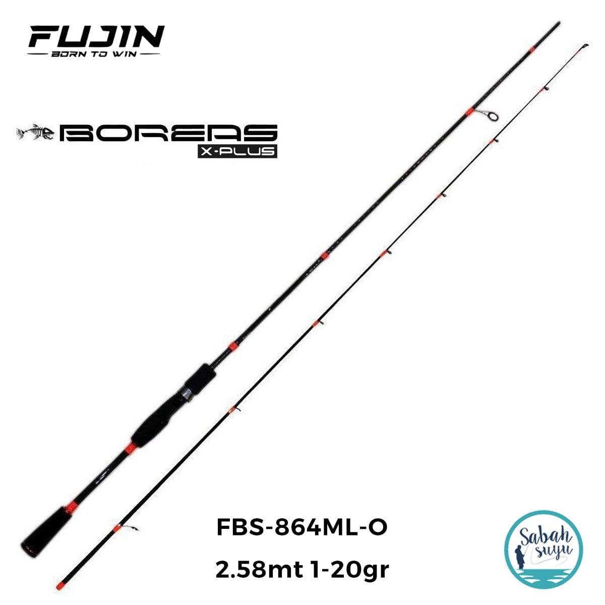 Fujin Boreas Orange FBS-864 ML 2.58mt 1-20gr (2P) LRF Kamış