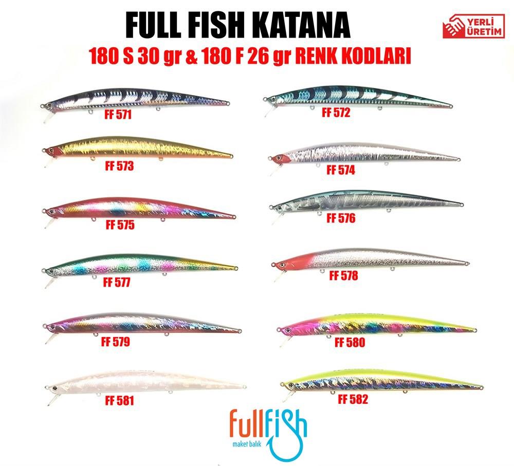 Full Fish Katana 180S 18.0cm 30gr FF581 Maket Balık