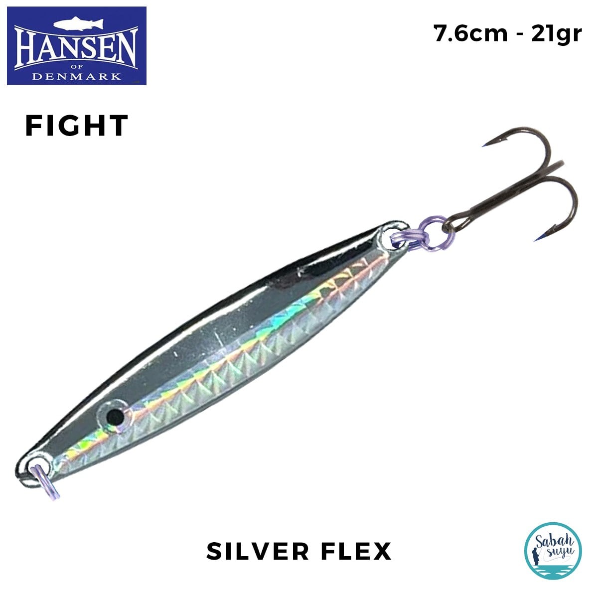 Hansen Fight Kaşık 7.6cm 21gr Silver Flex
