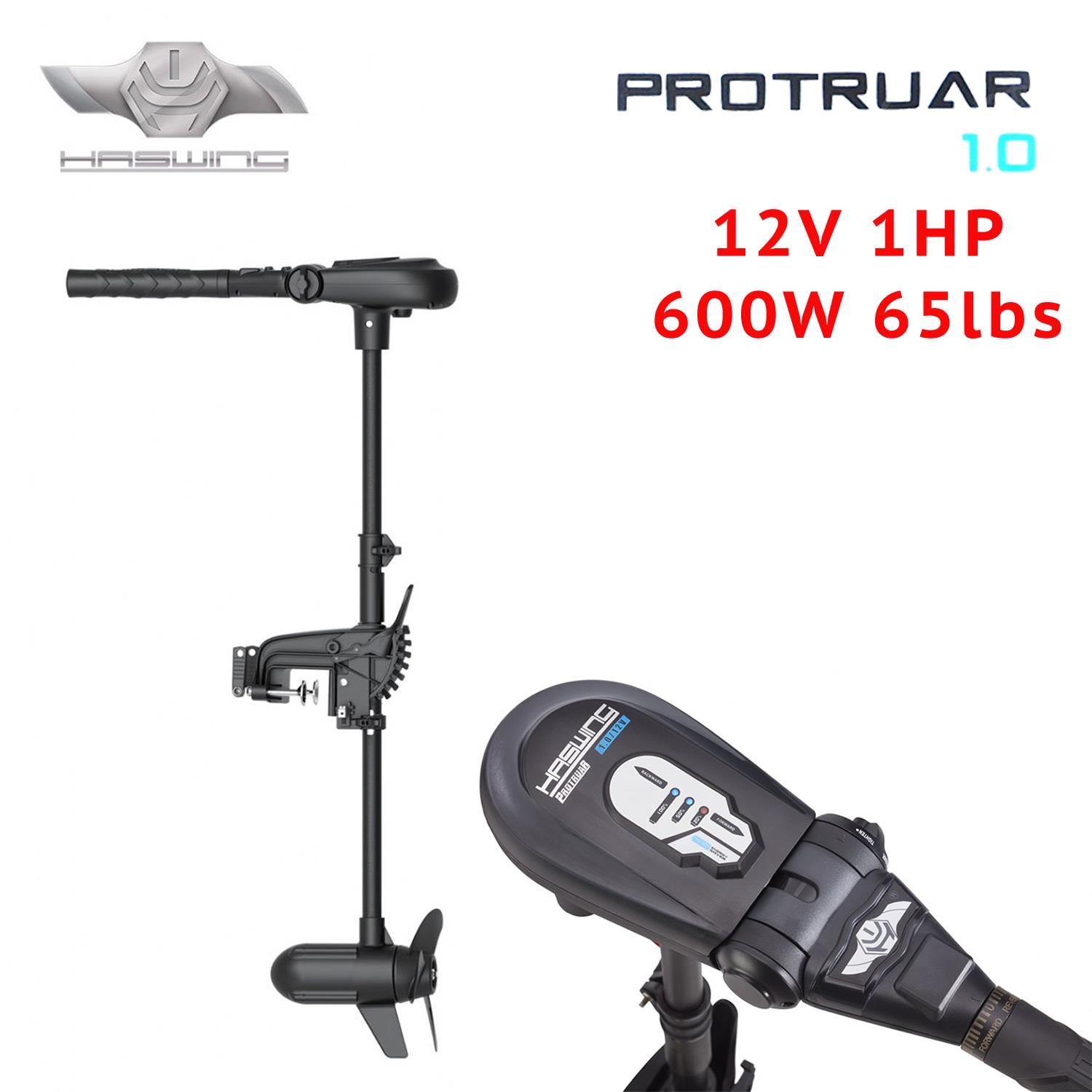 Haswing Protruar 1.0 12V 600W 65lbs 1HP Elektrikli Bot Motoru