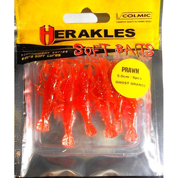 Herakles Prawn Silikon Suni Yem 5cm Ghost Orange