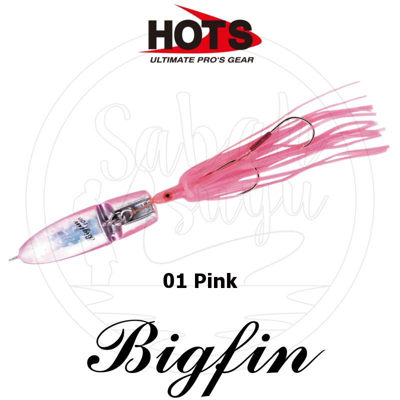 Hots Big Fin Inchuku Jig 180 gr. 01 Pink
