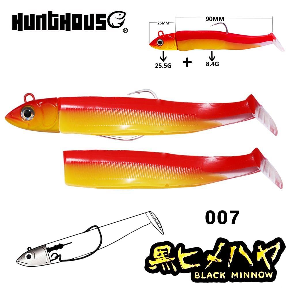 Hunthouse Black Minnow LW216 Combo 9 cm 25 gr 007 Red Gold