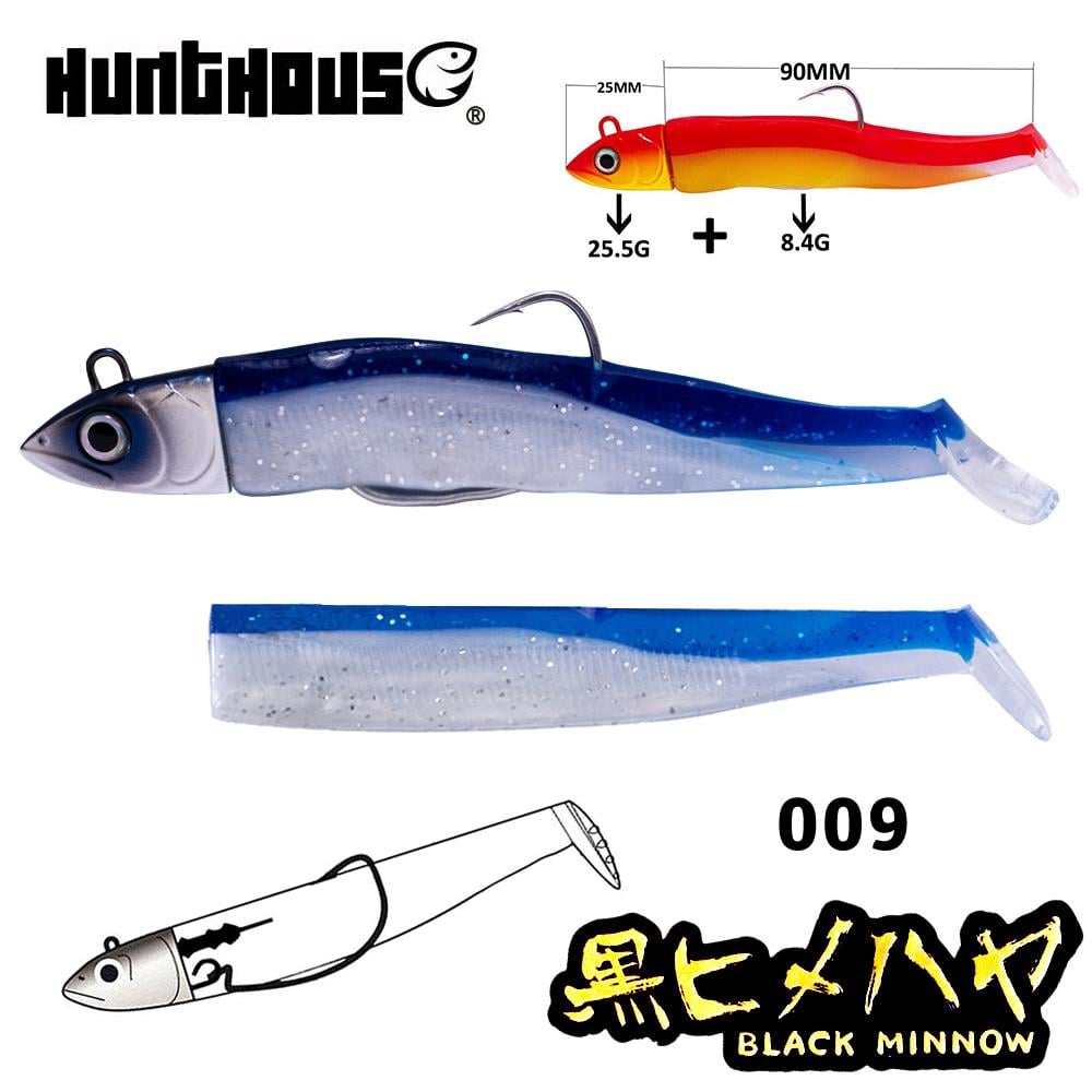 Hunthouse Black Minnow LW216 Combo 9 cm 25 gr 009 Blue