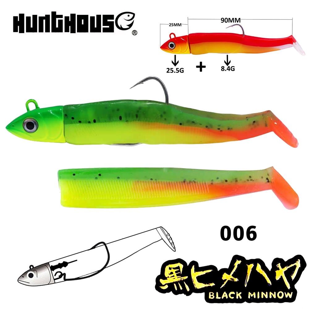 Hunthouse Black Minnow LW216 Combo 9 cm 25 gr 006 Watermelon