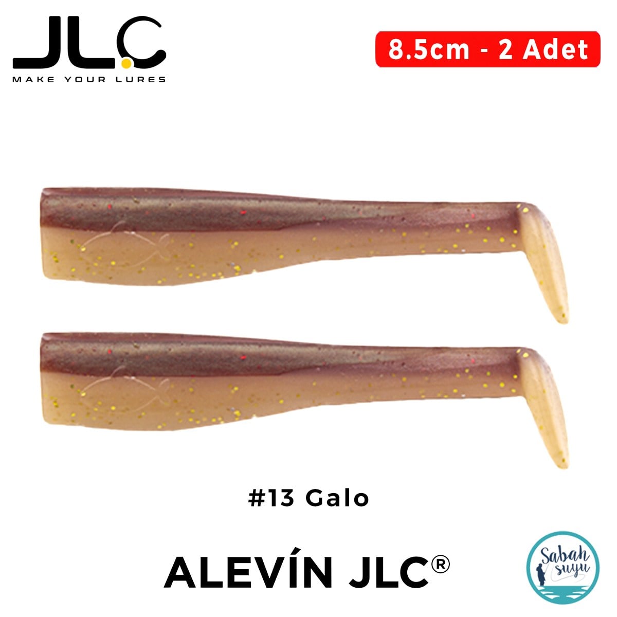 JLC Alevin 8.5cm 5gr #13 Galo Silikon Kuyruk (2 Adet)